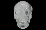 Realistic Clear Quartz Crystal Skull #382026-1